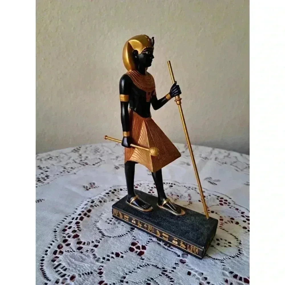Egyptian Guardian Statue of King Tutankhamun Sculpture By VERONESE 2000